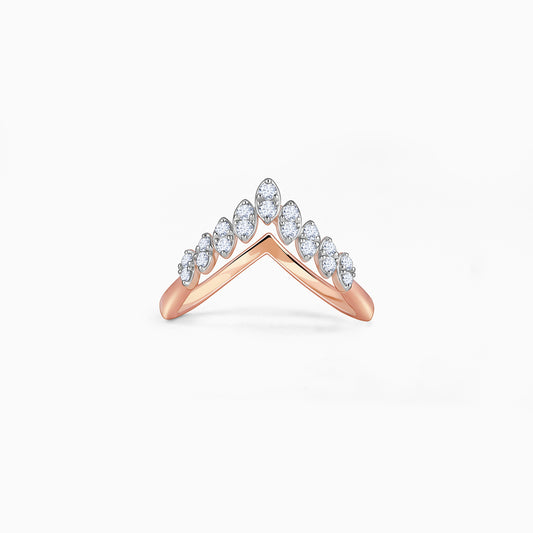 Rose Gold Cuore Vanki Ring