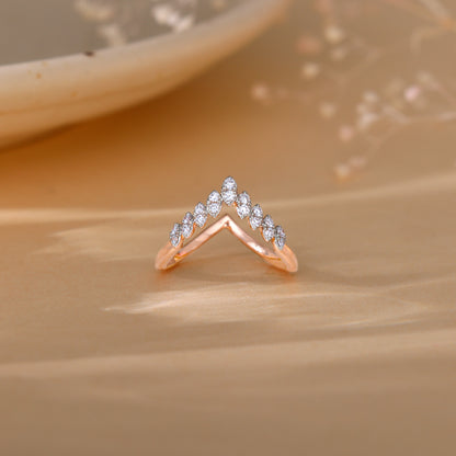 Rose Gold Cuore Vanki Ring