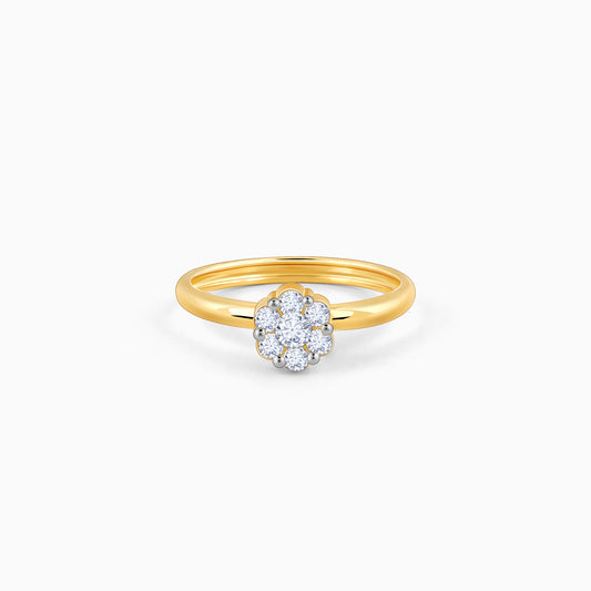 Gold Elegant Spark Diamond Ring