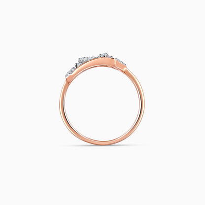 Rose Gold Glimmer Diamond Ring