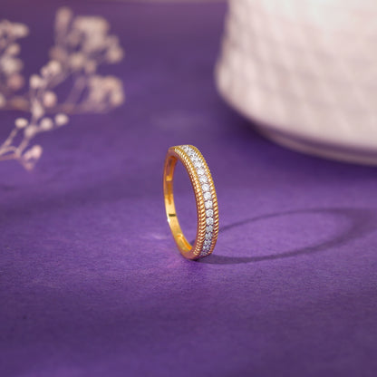 Gold Elysian Diamond Ring