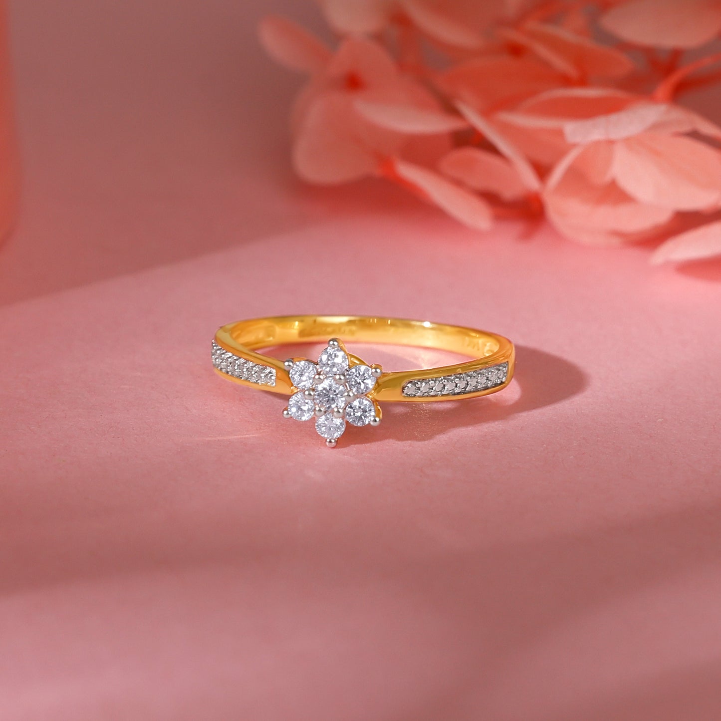 Gold Blossom Dream Diamond Ring