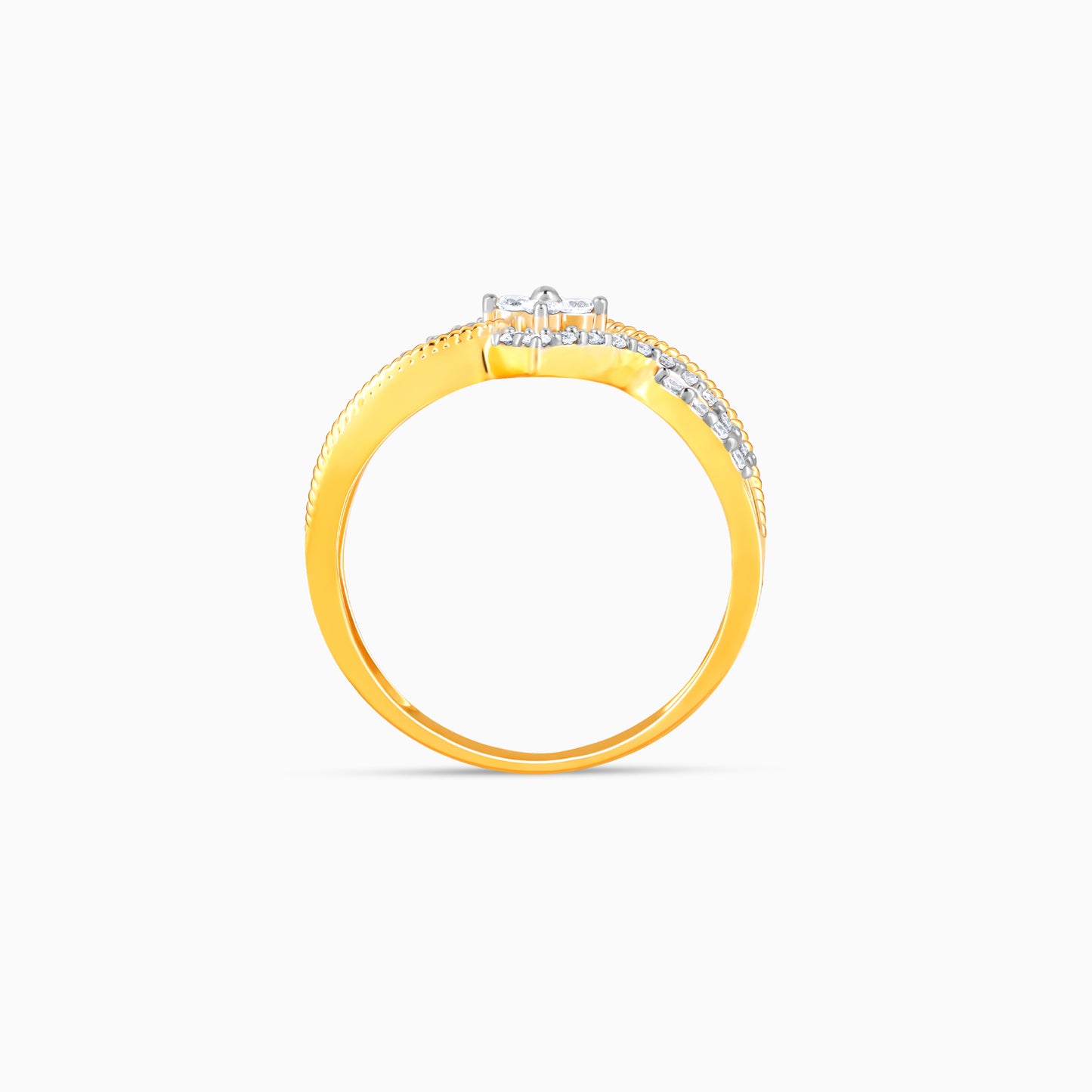 Gold Sparkling Rhapsody Diamond Ring