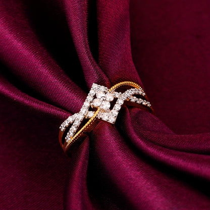 Gold Sparkling Rhapsody Diamond Ring