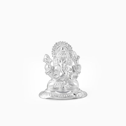 Silver Lord Ganesha Idol