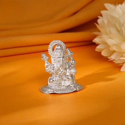 Silver Lord Ganesha Idol