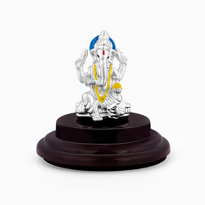 Silver Ganapati Idol