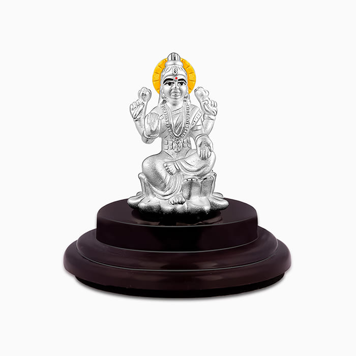 Silver Dhana Lakshmi Idol