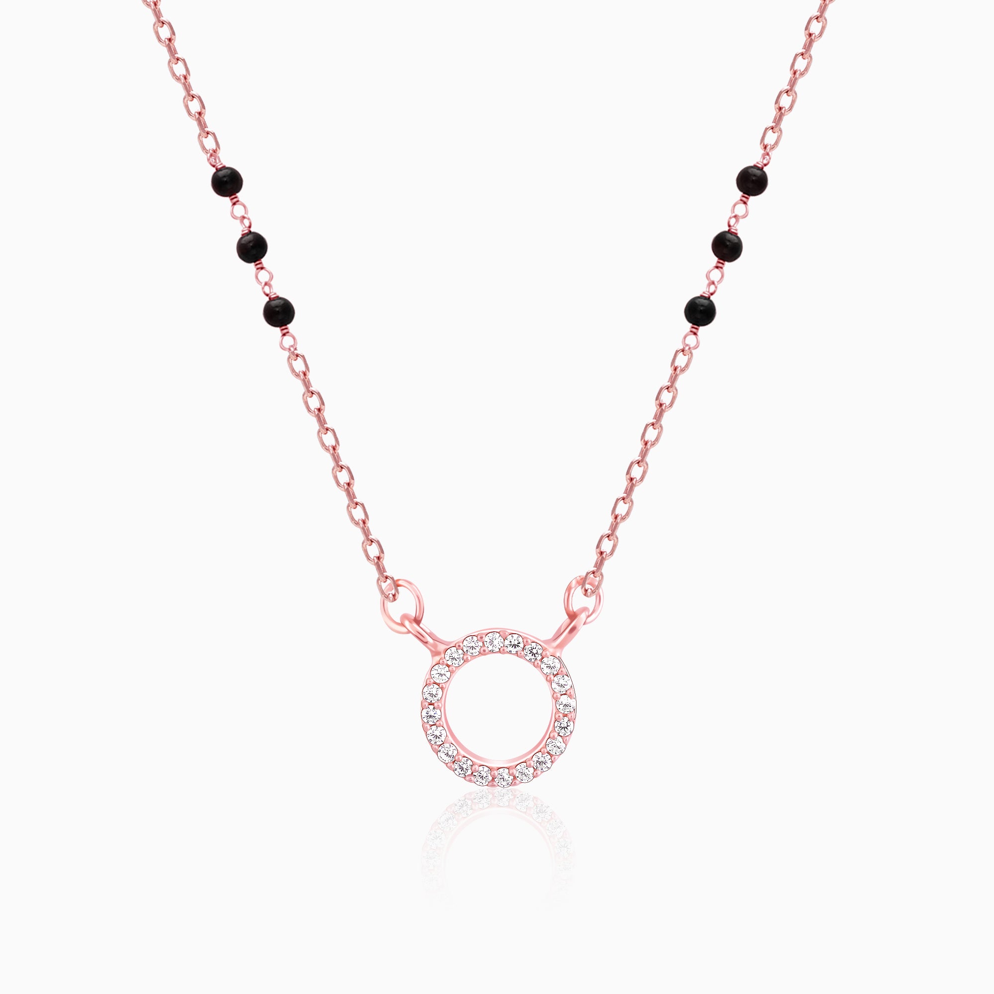 Buy Rose Gold Connected for Life Mangalsutra at Best Price – GIVA Jewellery