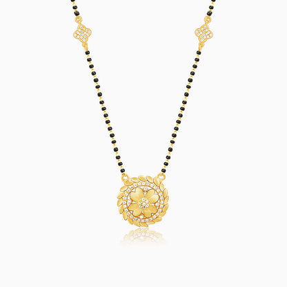 Golden Fragrant Flower Mangalsutra