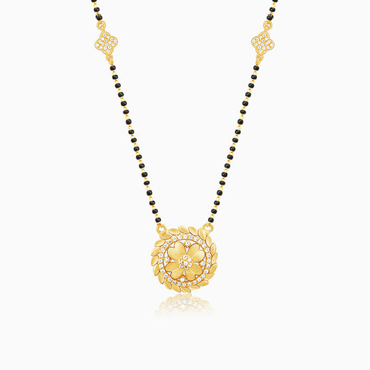 Golden Fragrant Flower Mangalsutra