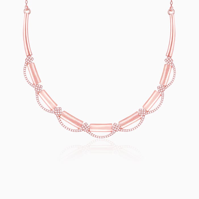 Rose Gold Hope and Happiness Necklace