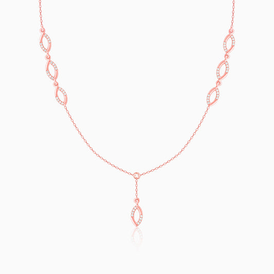 Rose Gold Regal Radiance Necklace