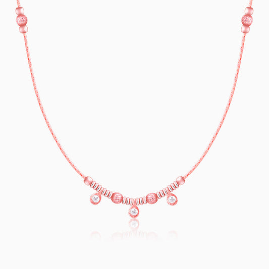 Rose Gold Elegant Charm Necklace