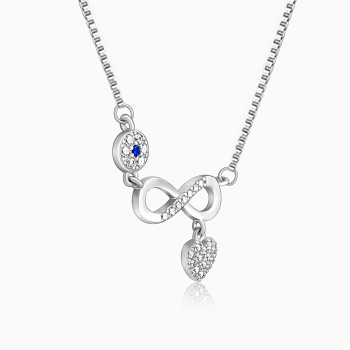 Silver Infinity Love Necklace