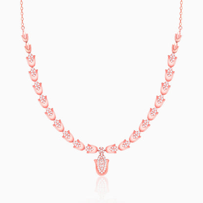 Rose Gold Classic Hamsa Necklace