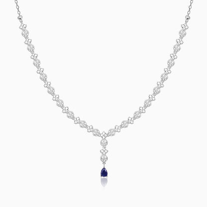 Silver Square Opulence Necklace