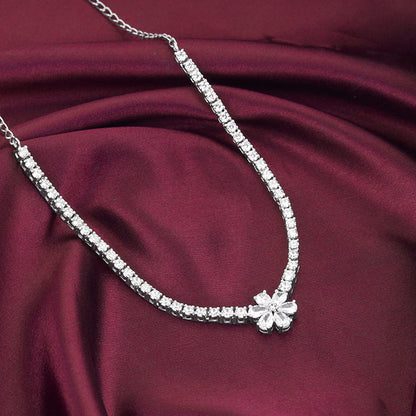 Silver Virtuous Flora Necklace