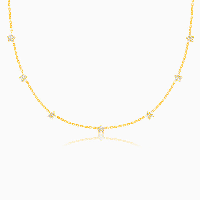 Anushka Sharma Golden Star Constellation Necklace