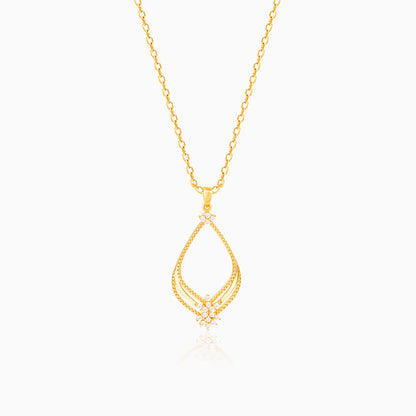 Golden Princess Pendant With Link Chain