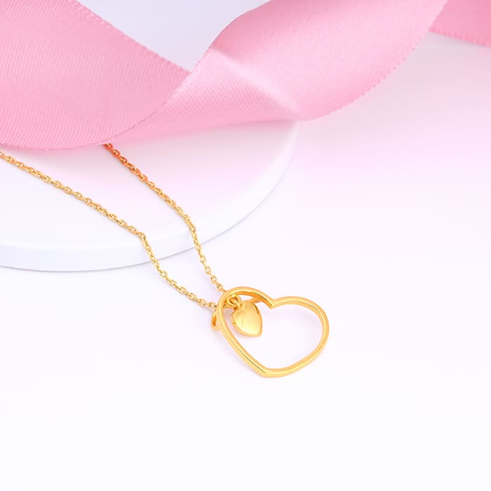 Golden Heart Necklace