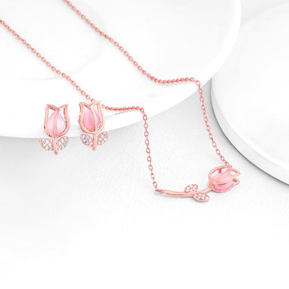 Anushka Sharma Pink Quartz Flower Combo