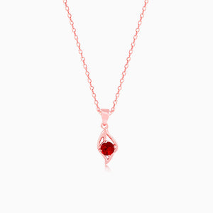 Rose_Gold_Chain_Rose_Gold_Falling_Dew_in_Red_Pendant_With_Link_Chain