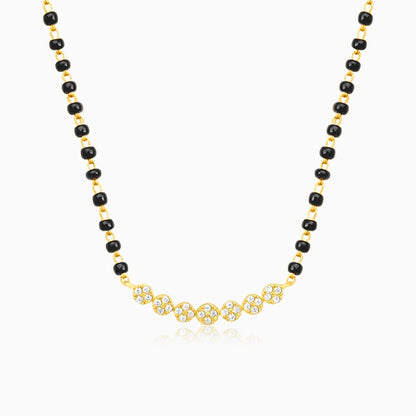 Golden Arc of Flowers Mangalsutra