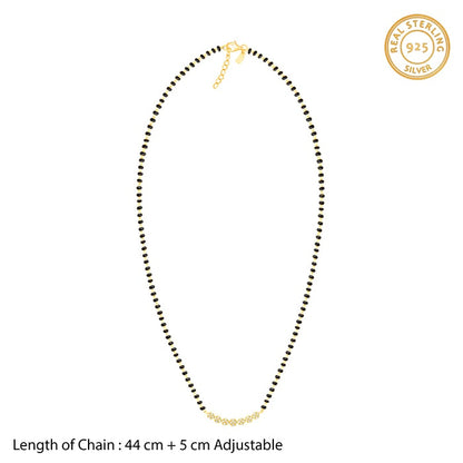 Golden Arc of Flowers Mangalsutra