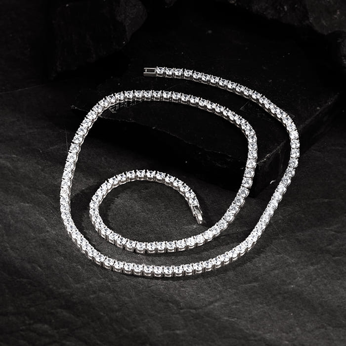 Silver Sporty Chain For Him