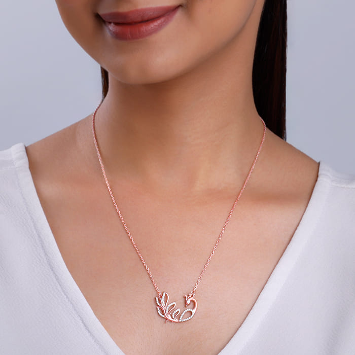 Rose Gold Adwitiya Morni Necklace