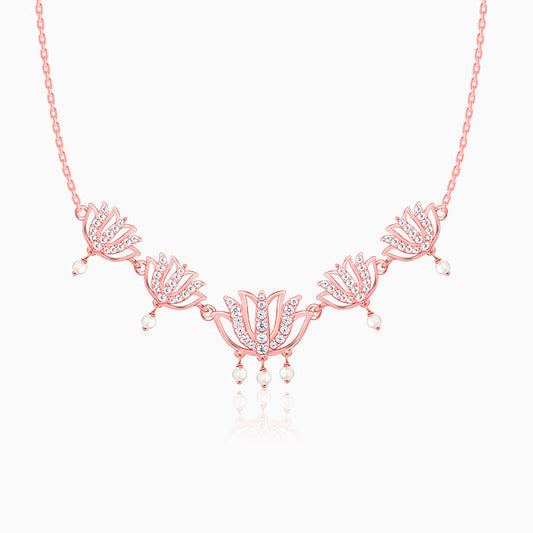 Rose Gold Saumya Alli Necklace