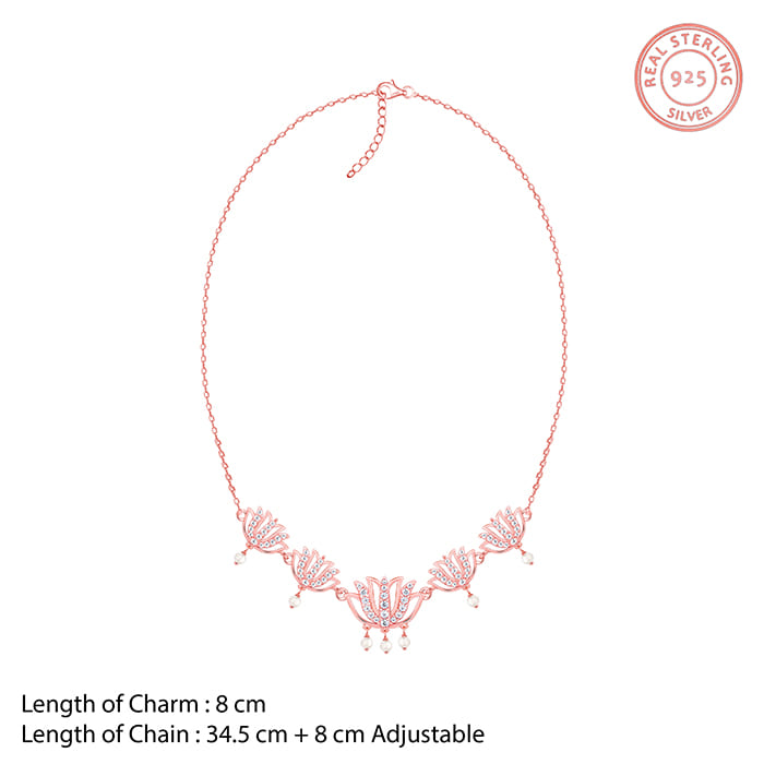 Rose Gold Saumya Alli Necklace