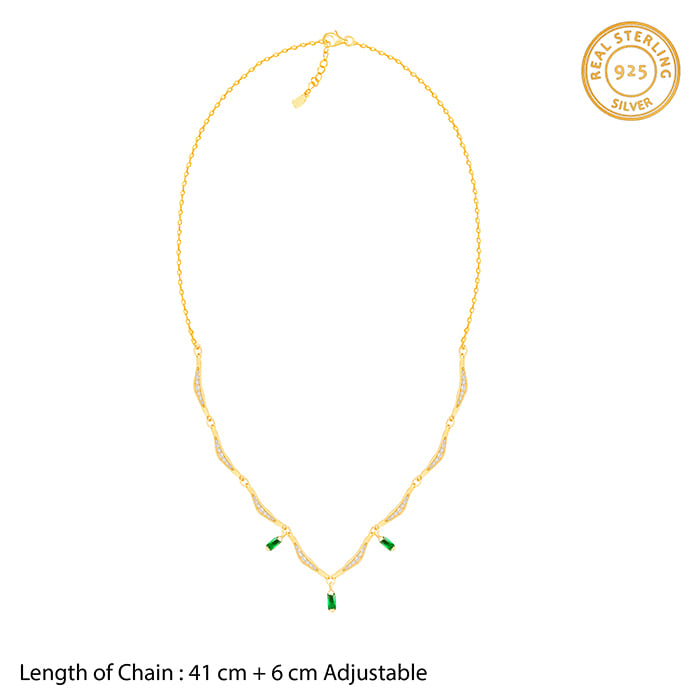 gold plated necklace for women