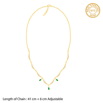 gold plated necklace for women