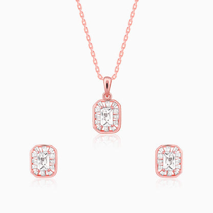 Rose Gold Joyful Square Set