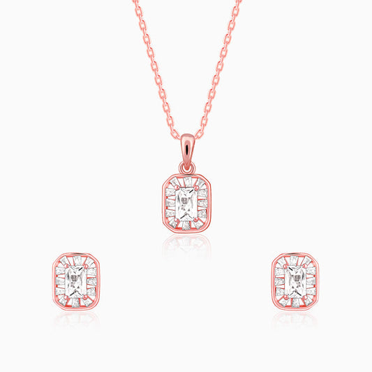 Rose Gold Joyful Square Set