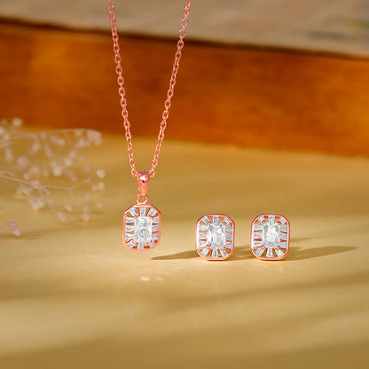 Rose Gold Joyful Square Set