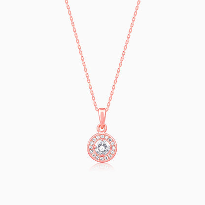 Rose Gold Most Precious Pendant With Link Chain