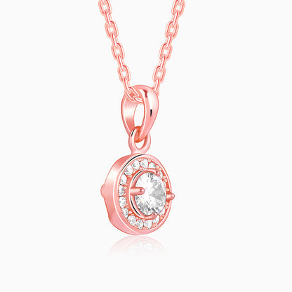 Rose Gold Most Precious Pendant With Link Chain