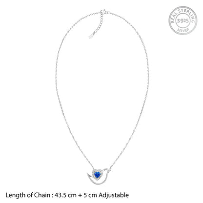 Silver Azure Reverie Necklace