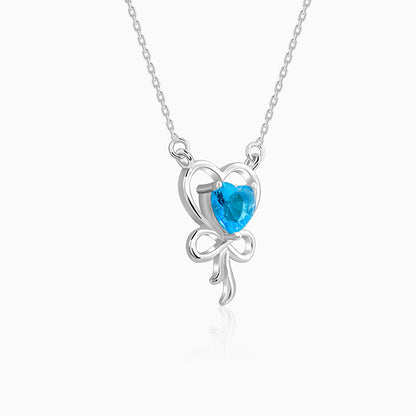 Silver Bonded Hearts Necklace