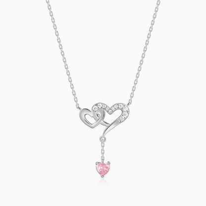 Silver Double Love Necklace