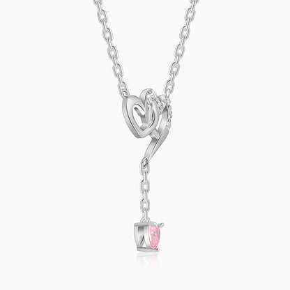 Silver Double Love Necklace