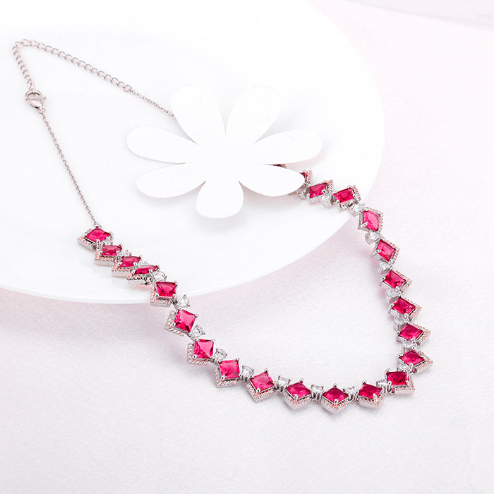 Anushka's Royal Pink Necklace