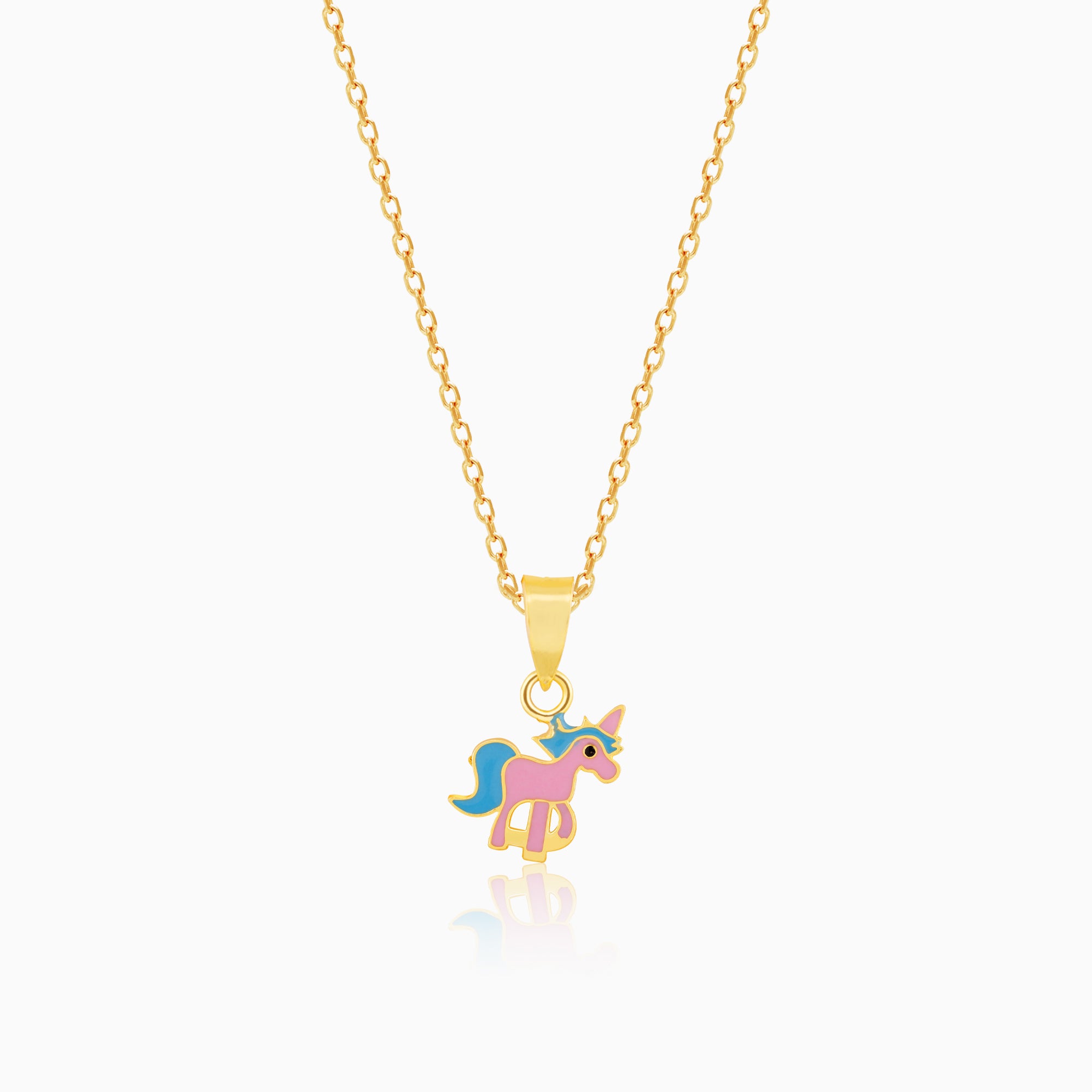 Buy Cress Floret Kids' Gold Necklace Online | CaratLane