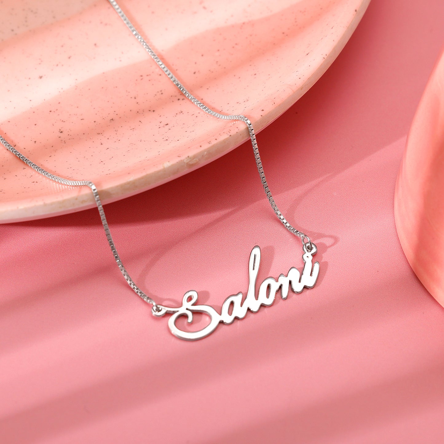 Silver Personalised Eternal Necklace