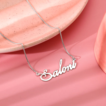 Silver Personalised Eternal Necklace