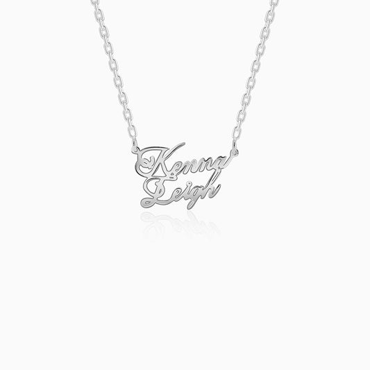 Silver Personalised Perfect Match Pendant