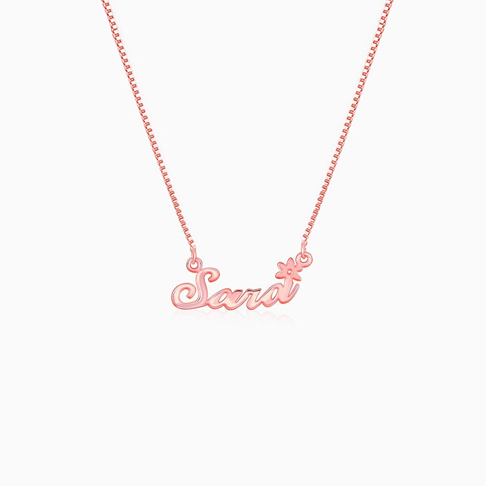 Rose Gold Personalised Self Love Pendant